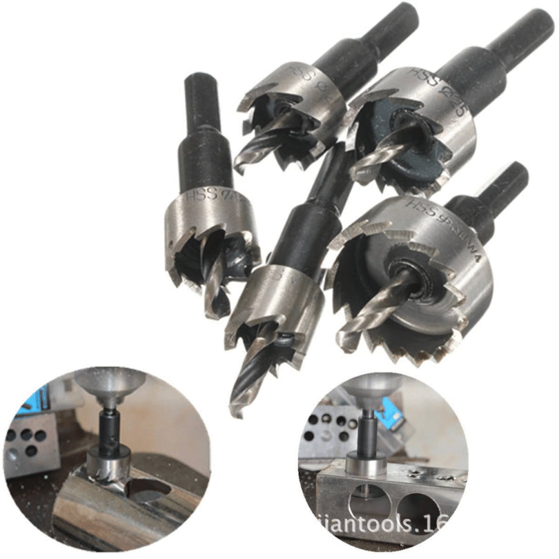 Set x 5 Brocas Sierra Circular ¡Corta Acero y Más en 5 Segundos!