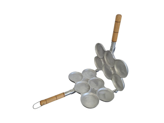 PRENSA DE ALUMINIO FUNDIDO  PARA 6 AREPAS