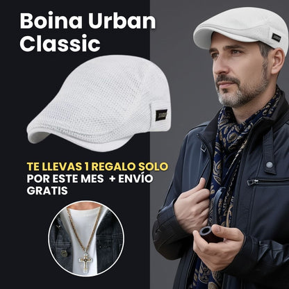 Boina Urban Classic™  BLANCA+ Cruz de Acero Gratis ✝️