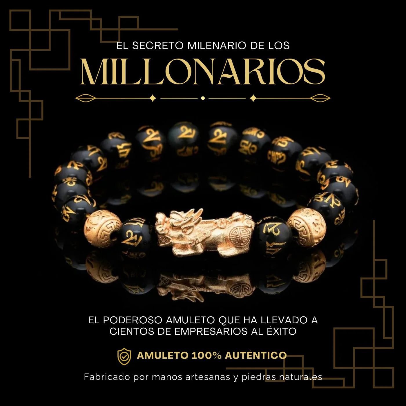 PULSERA FENG SHUI - Ajustable a cualquier muñeca