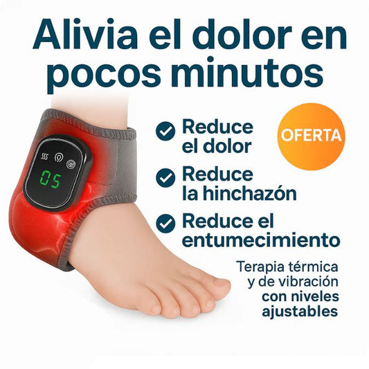 Tobillera Térmica Masajeadora – Alivio en minutos, sin pastillas