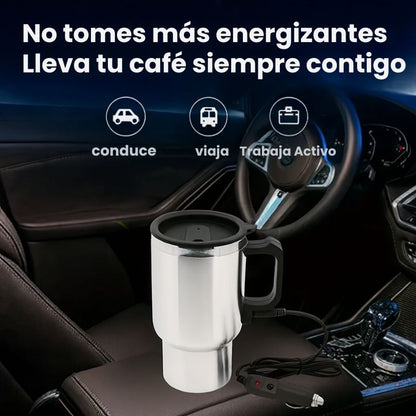 DriveHeat Mug™ – Tu café caliente en cada viaje