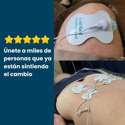 Electroestimulador con micro pulsaciones para aliviar la zona lumbar
