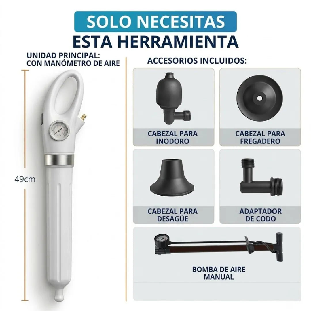 Powerblaspro 2.0 - Destapa Cañerias Profesional
