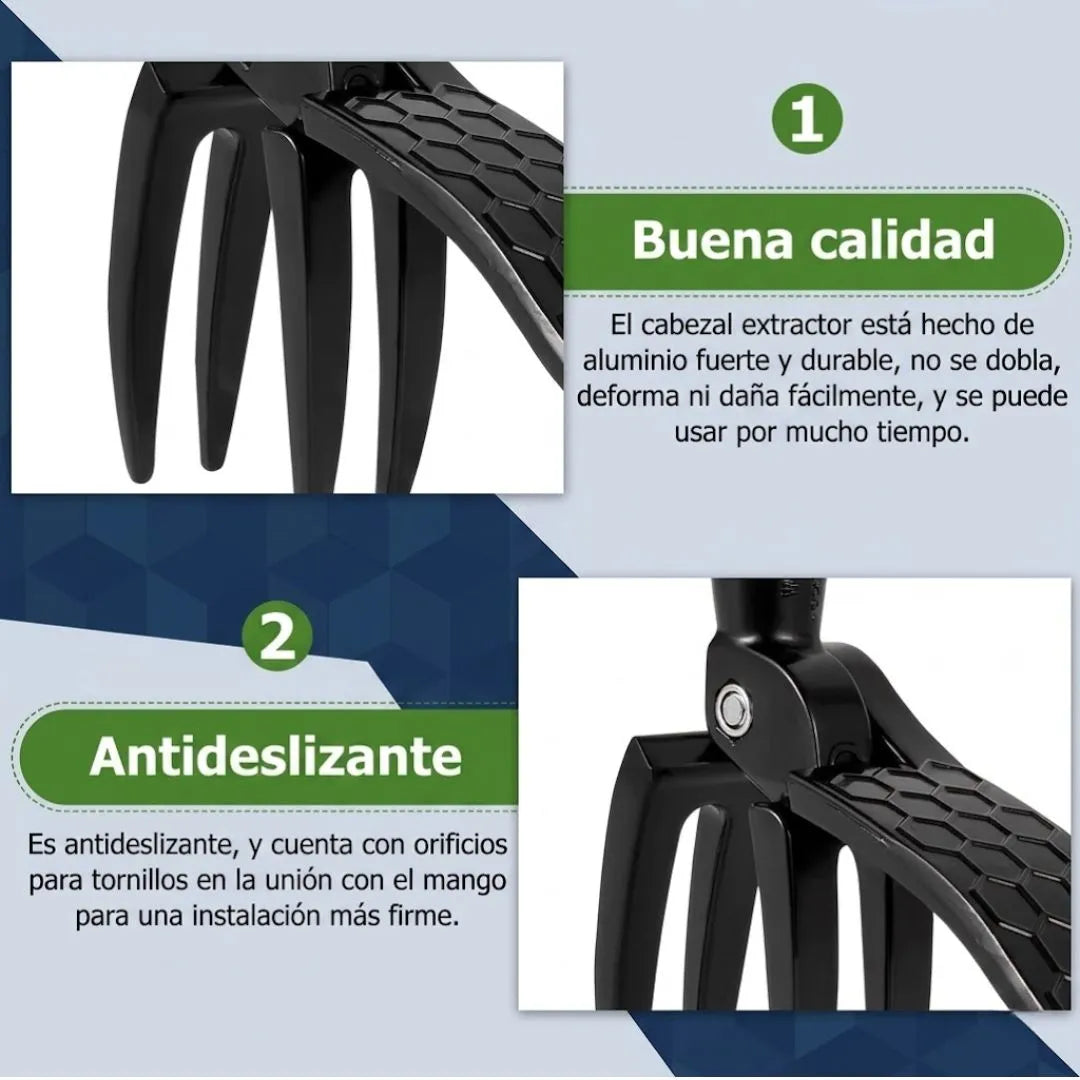 Extractor de Maleza Profesional- INCLUYE EL PALO
