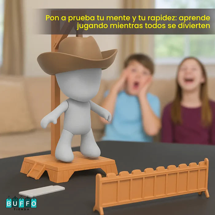 EL AHORCADO DEL OESTE - Adivina la palabra antes de que el vaquero se quede sin suerte