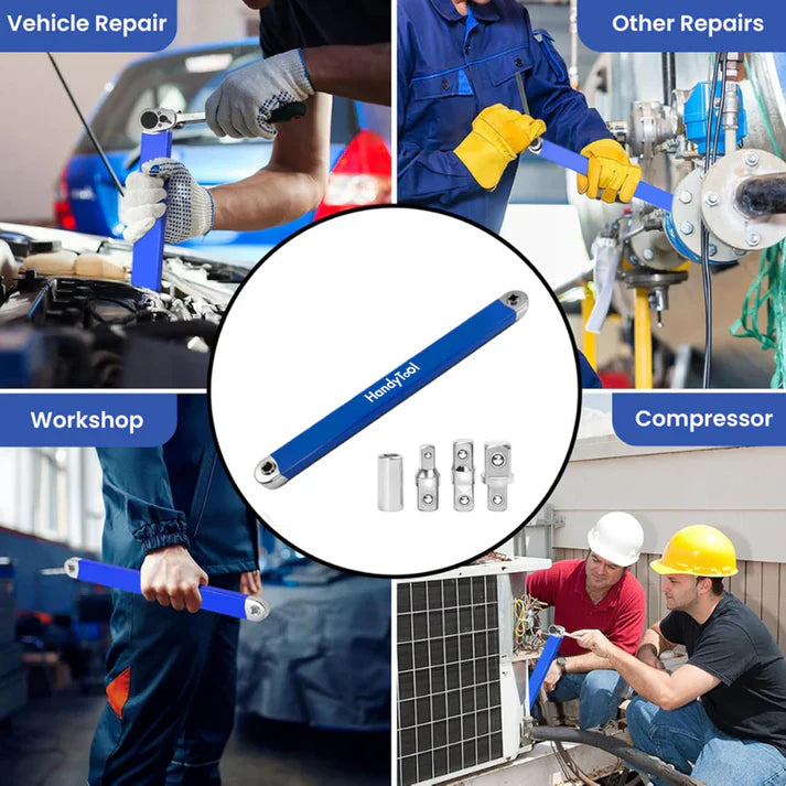 Wrench™ — La llave de extensión para espacios difíciles