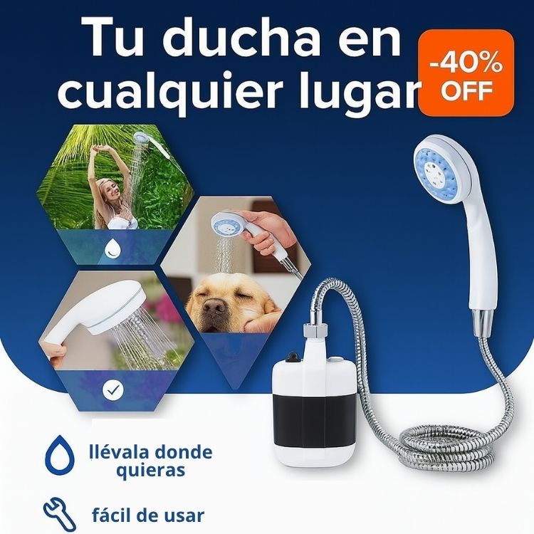 HydraGo- Ducha Portátil Recargable