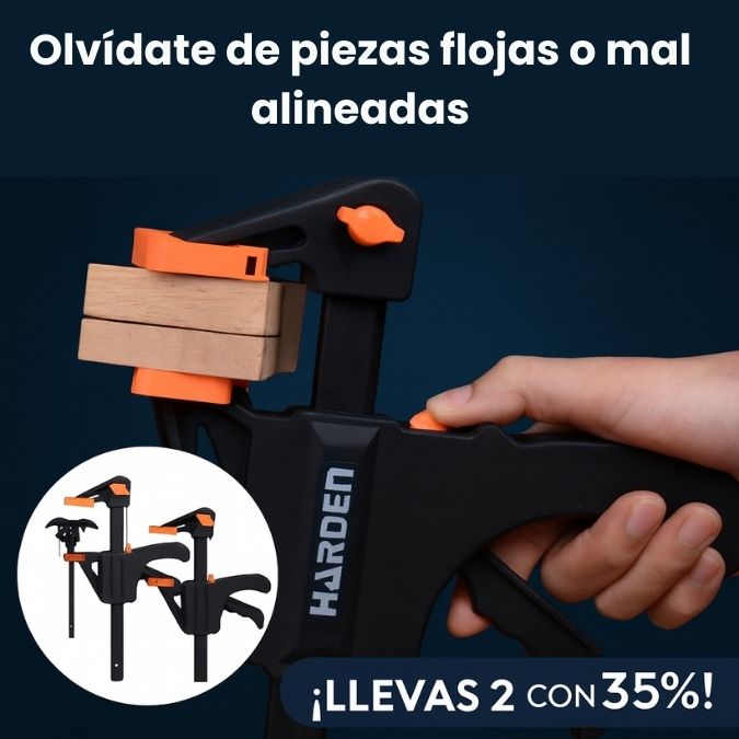 Llévate 1 Par de Prensas Rápidas – Une o separa con facilidad