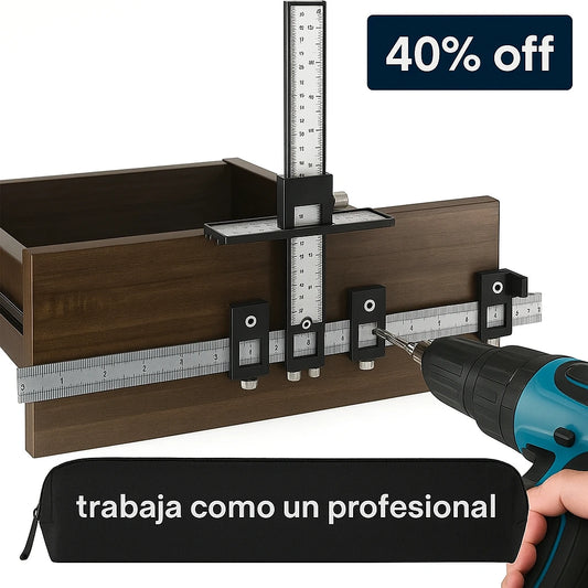 DrillMark™ Instala manijas y tiradores con precisión profesional en segundos