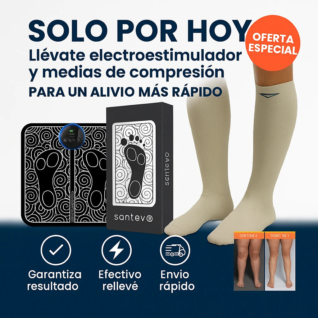 ElectroZen + Medias Compresivas: El Doble Apoyo Que Tus Piernas Necesitan
