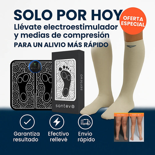 ElectroZen + Medias Compresivas: El Doble Apoyo Que Tus Piernas Necesitan