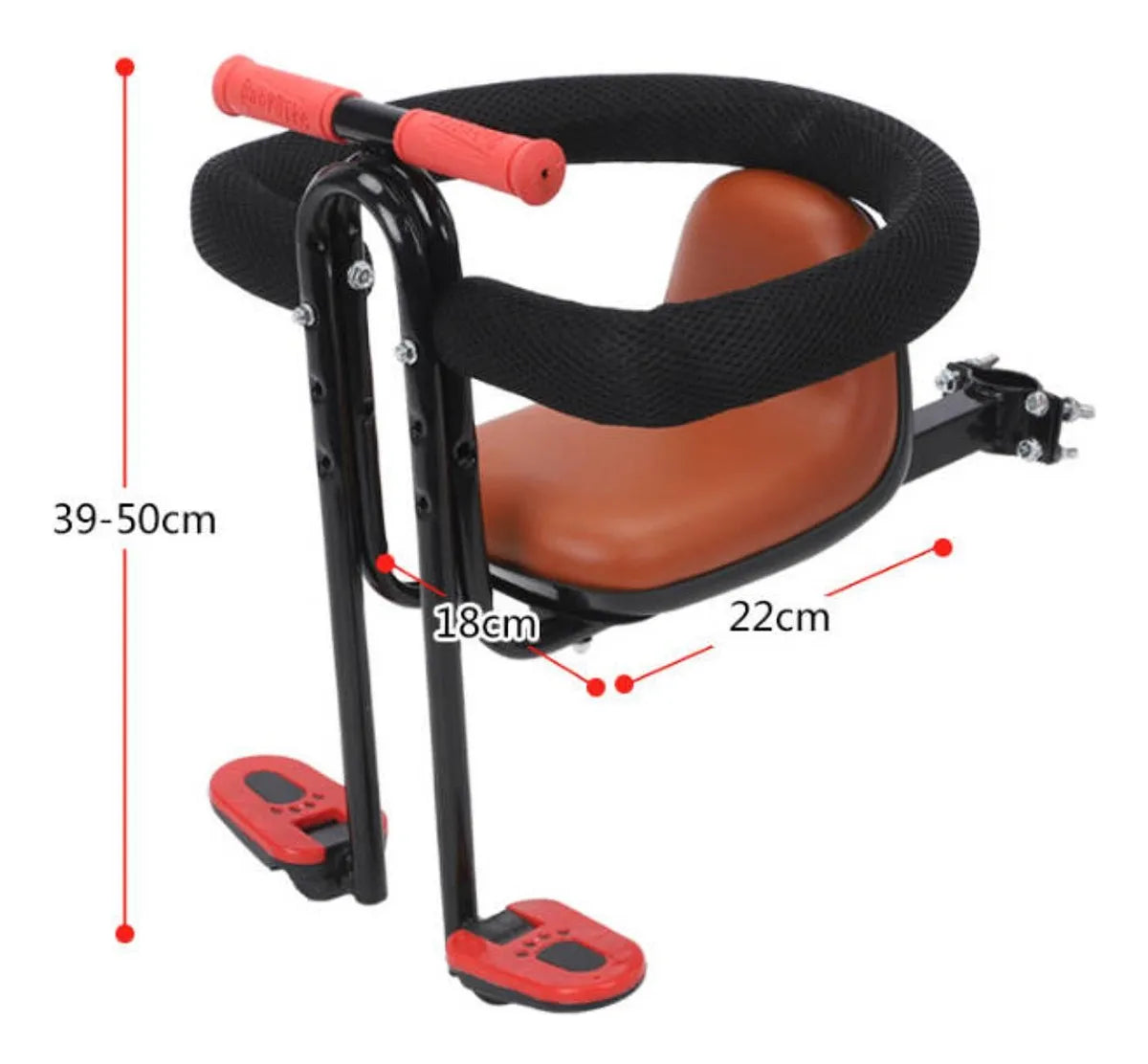 RideKid™ Asiento Infantil Delantero para Bicicleta de 1 A 6 AÑOS