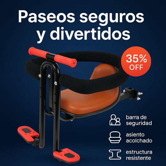 RideKid™ Asiento Infantil Delantero para Bicicleta de 1 A 6 AÑOS