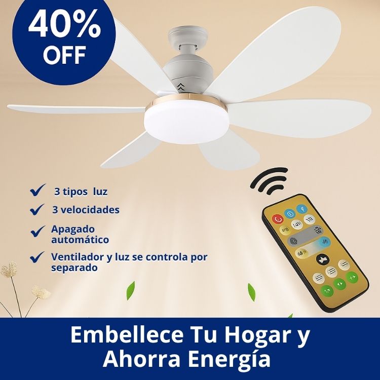 Ventilador con bombillo, Refresca e ilumina tu casa