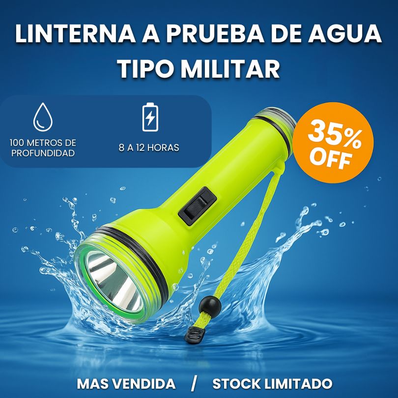 FuerzaTáctica™ – La Linterna Impermeable de Alto Rendimiento