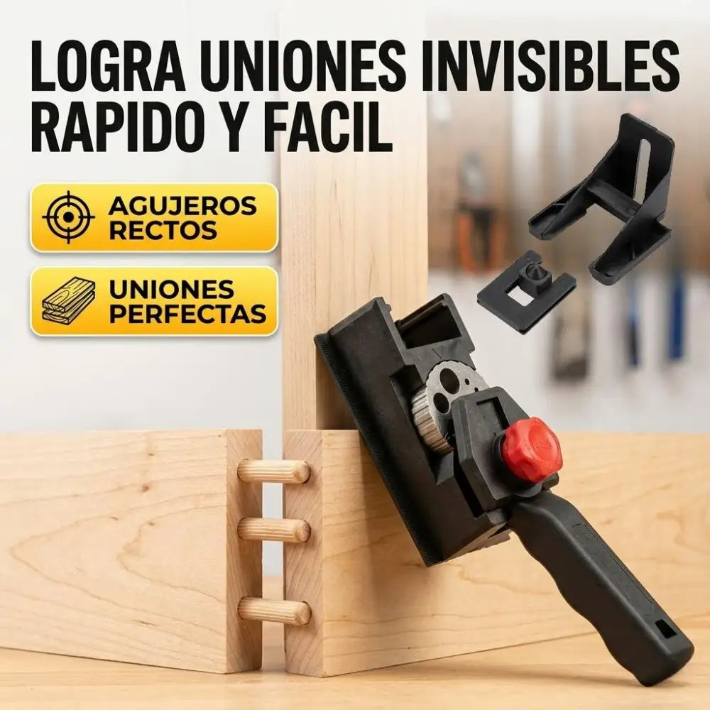 Plantilla MaderMaster™ Logra uniones invisibles en tus muebles