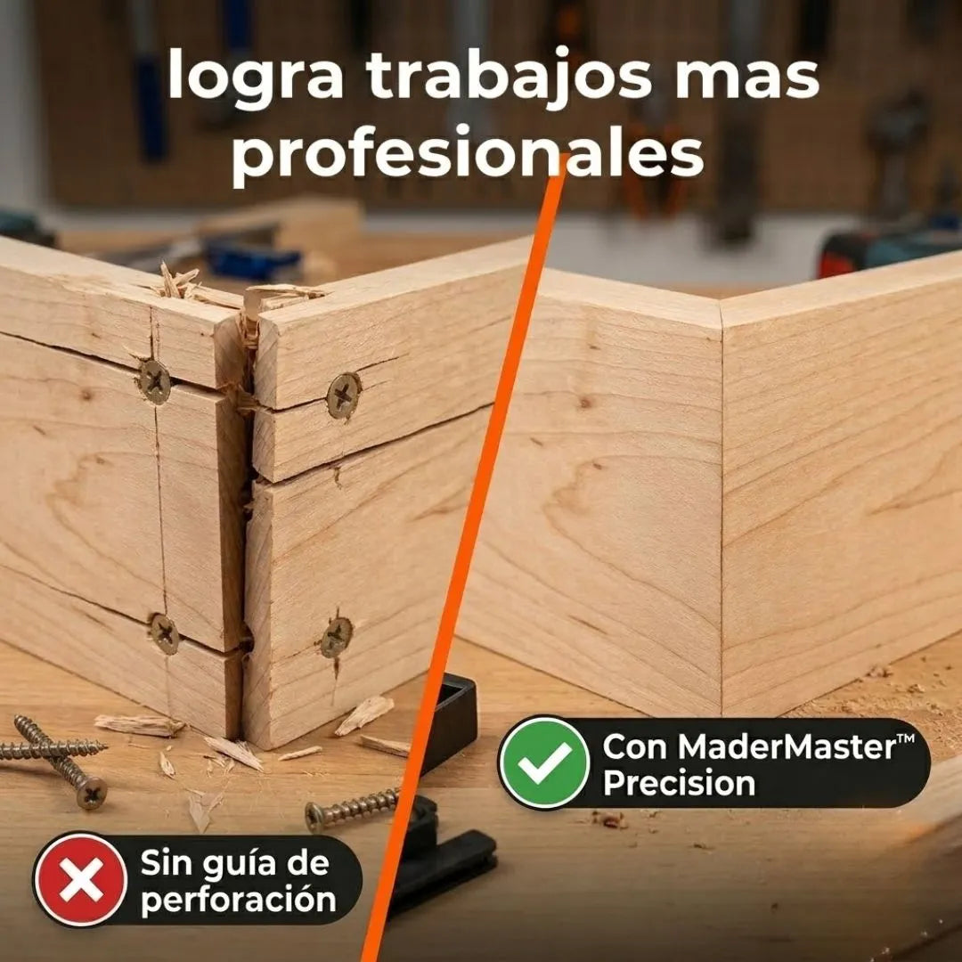 Plantilla MaderMaster™ Logra uniones invisibles en tus muebles